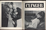 Clinger #7 Provocative Hippie Women 1971 Beatnik Sex Culture, Vintage Porno Magazine 64pgs Commodore Publ. M37292
