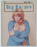 Top Heavy 1972 Uschi Digart 19p, Michelle Angelo 12p, Yvette Connor 11p Vintage Big Boobs Magazine 48pgs Phenix Publ. M37650