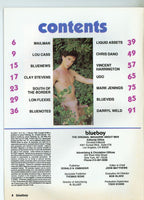 Blueboy 1990 Lou Cass, Clay Stevens, Chris Dano, Vincent Harrington 100pgs Gay Pinup Magazine M37308