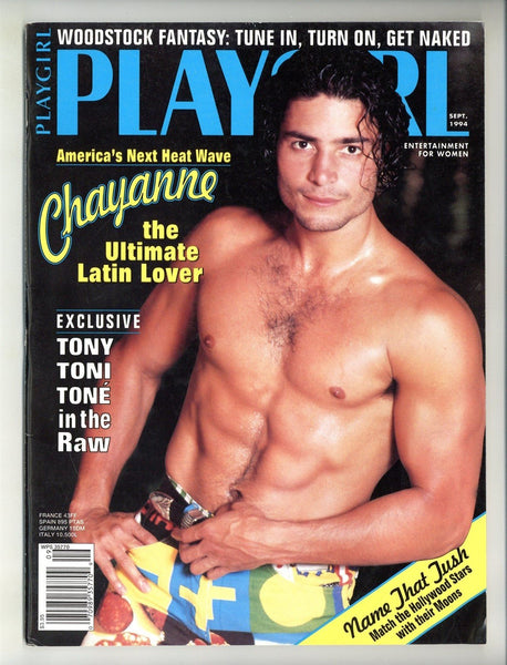 Playgirl 1994 Chayanne, Stephen Kellar 106pgs Ken Swearingen Pinups Gay Magazine M37327