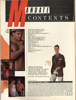 Mandate 1984 Naakkve, Surge Studio, Naked Wrestling 98pgs Modernismo Publ. Gay Magazine M37329