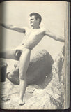 Naked Male V1 #1 Vintage Gay Nudist Magazine 1968 Oversize Bound Volume 180pgs Wyngate & Bevins, Hollywood M32719