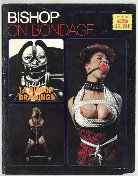 Robert Bishop On Bondage #4 BDM Kelli Stewart 1979 Graphic BDSM Novel 48pgs House Of Milan HOM M37224