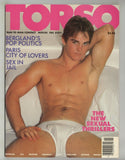 Torso November 1984 Steve Henson Cover, Todd Russell, Malexpress, Nova Studio 100pgs Varsity Comm. Gay Magazine M37872