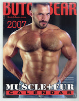 Butch Bear 2007 Muscle & Fur Calendar Bo Ladd, Blake Nolan SEALED Brand New 28pgs Butch Media Gay Magazine M37477