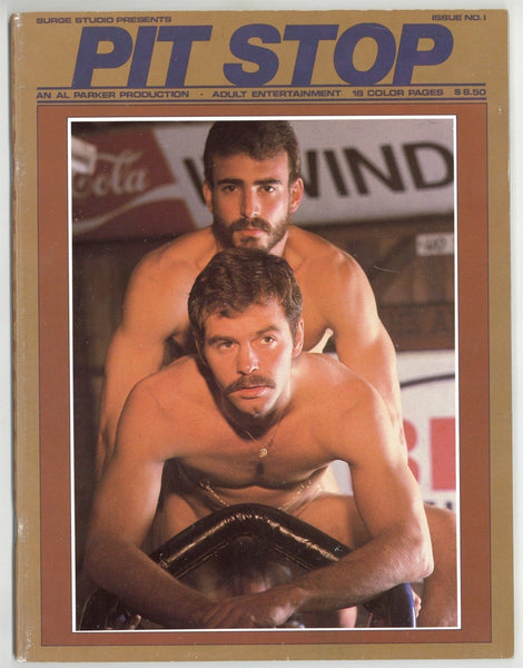 Pit Stop 1980 Al Parker & Mark Rutter 48pgs Gay Hot Rod Car Cruiser Magazine, Homoerotic Pornography , Surge Studio, Le Salon M37484