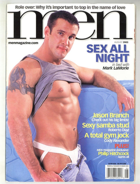 Men 2003 Jason Branch, Robert Diaz, Cody Alexander, Philip Hitchcock 82pgs SPLLC Gay Pinup Magazine M37834