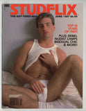 Studflix 1987 John Rocklin, Nicholas Cage 52pgs Gay Movie Film Magazine M37990