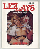 Lez Lays V1# Gorgeous Hairy Natural Bush Lesbians 1975 Two Sensuous Girls Lovemaking 48pgs GSN Publ. M85858
