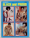 Filmco's Black And Proud 1978 Reggie Patterson, Rico Vanross 48pgs Gay African American Physique Magazine, MV Publ. M39393