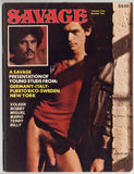 Savage 1980 Volker, Bobby, Miguel, Mario, Terry, Billy 48pgs Gay Vintage Pinup Magazine, HCI Publ. NYC M39390