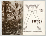 Butch V1#10 Vintage Physique Gay Magazine 1967 Nude Men Pinups 48pgs DSI Sales, Minneapolis, MN M37935