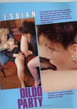 Lesbian Dildo Party #1 All Female Pictorial 1990 Vintage Milf Lezzie Sex Magazine 32pgs Gourmet Editions M39079