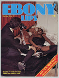 Ebony Lips 1979 Enise Simon, Inter Racial Erotica 48pgs African American Women w/White Men, PU Publ. Los Angeles M38402