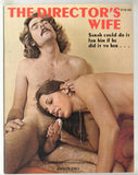 The Director's Wife 1980 Illustrated Couples Sex Novel 48pgs Smoking Hot Brunette, Golden State News M39212