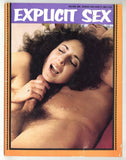 Explicit Sex V1#1 Cheating Housewives Illustrated 1979 Prostitute Wives, Fiery Hairy Brunette Bride 48pgs Marquis Publ. M39214