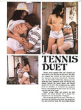 Tennis Duet #1 Preppie Asian Female 1982 Illustrated Porn Novel 32pgs Knockout Pub M39351