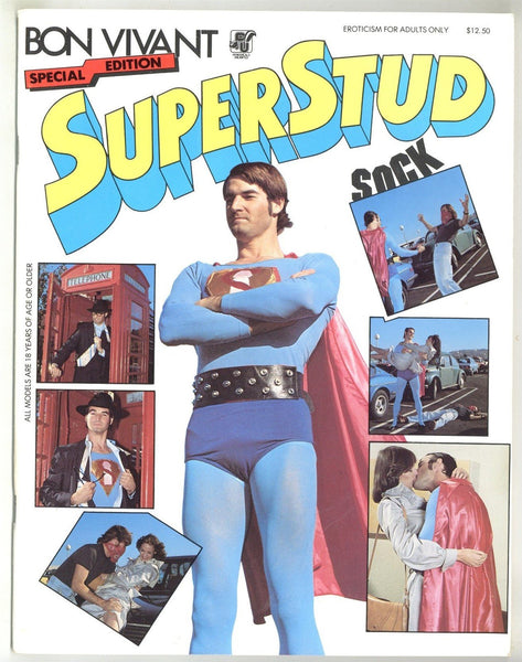 Superstud V1#1 Superman, Lois Lane Parody 1978 Valerie Darlyn,  Mike Horner 40pgs Rare Superhero Pulp, Periodicals Unlimited M38046