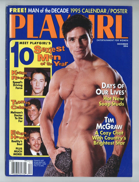 Playgirl 1994 Bryan Datilo, Darren Fox, Courtney Vance, Manfredo Montalvo 106pgs Gay Pinup Magazine M38052