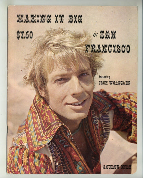 Making It Big In San Francisco 1976 Jack Wrangler, Bob Steel 48pgs Illustrated Gay Pulp, LDL Publ. Van Nuys M38078