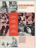 Rogue Magazine, April, 1972 Mary Wilder, Janice Johnson 80pgs Nude Female Pinup Magazine M40312