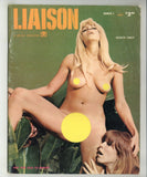 Liaison #3 Vintage Hippie Sex Magazine 64pgs Unshaven Bouffant Hair Lesbian Women 64pgs Mecca Publ. M38763