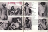Foxette Magazine #6 Seka, Disco Queens 1979 Solo Female Pinup Magazine 64pgs T&T Publ., Parliament M38764
