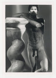 Mark Christian 1989 Sexy Stare Colt Studio 5x7 Jim French Gay Beefcake Hairy Chest Photo J14712