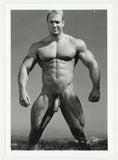 Gorgeous Blonde Hunk 1990 Colt Studio 5x7 Original RIP Colt Jim French Gay Photo J14771