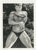 Muscular Blonde Beefcake Colt Studio Model 1989 Vintage 5x7 Original Jim French Gay Photo J14781