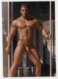 Smooth Serious Beefcake Bulging Muscles 1993 Gay Physique 5x7 Colt/Fox Studio Nude Photo J15034