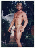Blonde Bearded Beefcake Stud 1993 Tan Lines Gay Physique 5x7 Fox Studio Nude Photo J15070