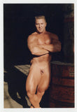 Buff Stocky Hunk Crew Cut Military 1990 Gay Physique 6x4 Colt Studio Nude Photo J15077