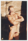 Buff Stocky Hunk Crew Cut Military 1990 Gay Physique 6x4 Colt Studio Nude Photo J15079