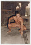 Blonde Crewcut Military Hunk 1990 Gay Physique 5x7 Colt Studio Nude Photo J15298