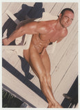 JD Amos Sunbathing 1995 Gay Physique 5x7 Jim French Colt Studio Nude Photo J15915