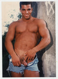 Italian Stallion Flirty Hunk 1995 Short Shorts Gay Physique 5x7 Rip Colt Studio Nude Photo J16044
