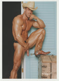 Matt Horner Cowboy Sexy Stare Beefcake 1995 Gay Physique 5x7 Rip Colt Studio Nude Photo J16047