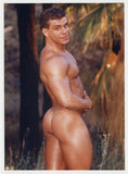 Handsome Tanned Beefcake 1994 Gay Physique 5x7 Fox Studio Nude Photo J15195