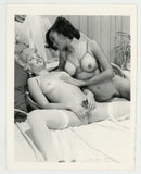 Interracial Lesbian Couple 1980 Elegant Lezzie Girls In Lingerie 5x4 Original Vintage Photograph Q10241