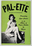 Pal-Ette #2 All Lynn Carter Busty Brunette 36pg Marr 1950 Pinup Magazine M39701