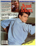 Just Men 1986 Jeff Stryker, Sex Behind Bars 52pg HCI Publishing Gay Sex Magazine M39272
