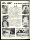 Hot & Horny #1 Gay Hippy Illustrated Sex Pulp 1977 Explicit Erotica 48pgs Le Salon Publ. Magazine M40230