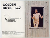 Golden Boys #7 Chip Windgate 1968 Joe Miller Studio 52pgs Vintage Gay Magazine Calafran , San Francisco M39639