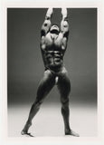 Steve Kelso 1994 Colt Studio/Jim French 5x7 Beefcake Hairy Chest Tattoo Hunk Gay Physique Photo J15556