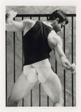Steve Kelso Muscular Beefcake 1994 Colt Ass Bum Rear View Pose 5x7 Jim French Gay Nude Photo J15557