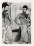 Steve Kelso Sexy Beefcake 1994 Colt Studio Hairy Teddy Bear 5x7 Jim French Gay Nude Photo J15562