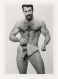 Steve Kelso Tattooed Hairy Hunk 1994 Flirty Beefcake Colt Studio 5x7 Jim French Gay Nude Photo J15563