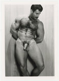 Steve Kelso 1994 Colt Studio/Jim French 5x7 Beefcake Hairy Chest Tattoo Hunk Gay Physique Photo J15565