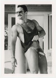 Steve Kelso Tattooed Hairy Hunk 1994 Sunglasses Beefcake Colt Studio 5x7 Jim French Gay Nude Photo J15566